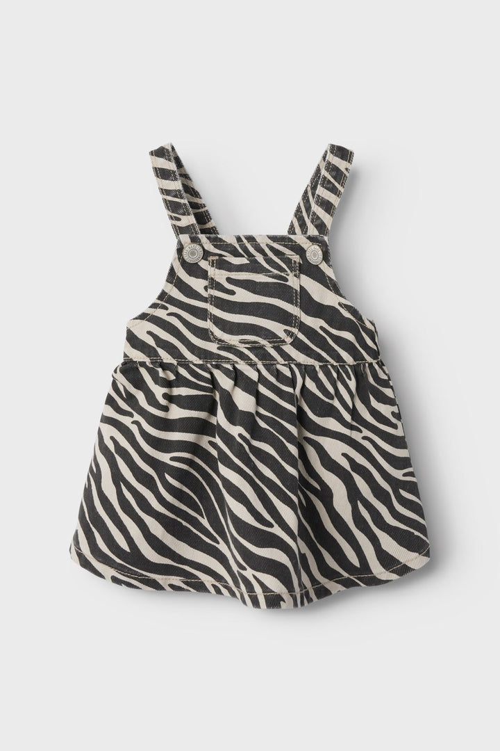 Name It - Nbfzebra Twi Bibskirt 4003-Td T - 4841346 Cement Zebra