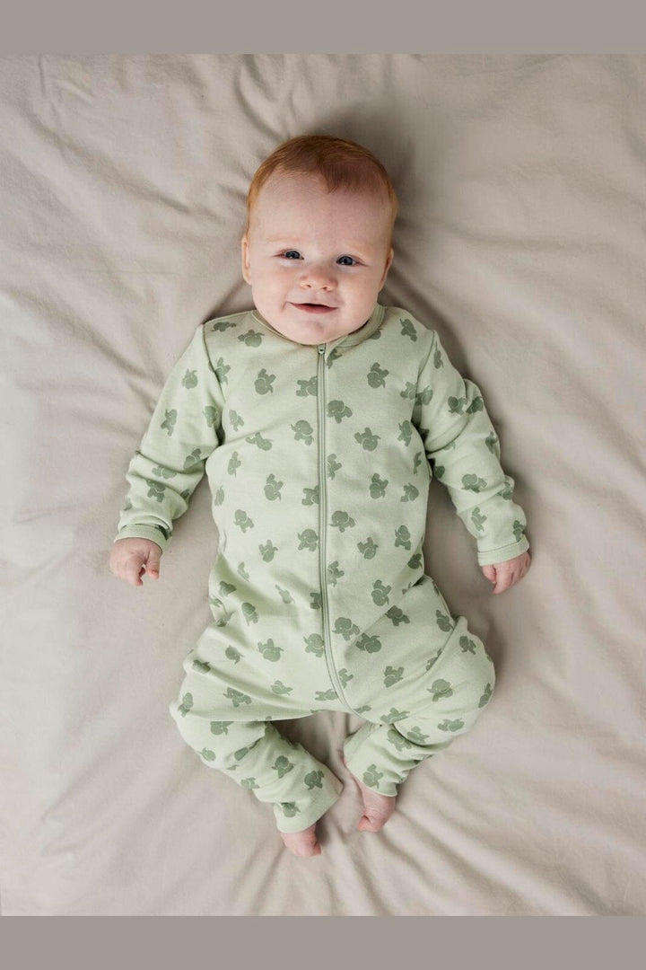 Name It - Nbmnightsuit Zip Ff Sea Elephant - 4737148 Sea Foam