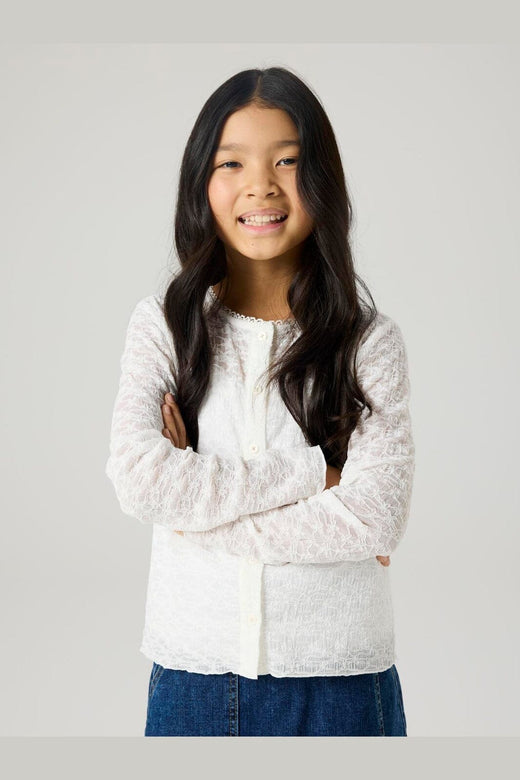 Name It - Nkffrinna Ls Card - 5129945 Bright White