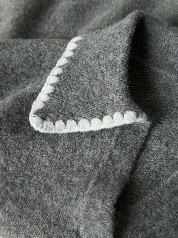 Name It - Nkfrikasa Ls Knit Polo - 4874851 Grey Melange Skjorter 