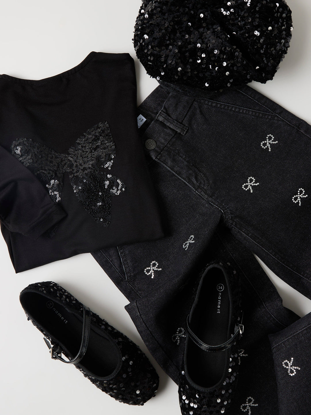 Name It - Nkfrose Wide Rhine Jeans 6355-Im - 4856756 Dark Grey Denim Jeans 