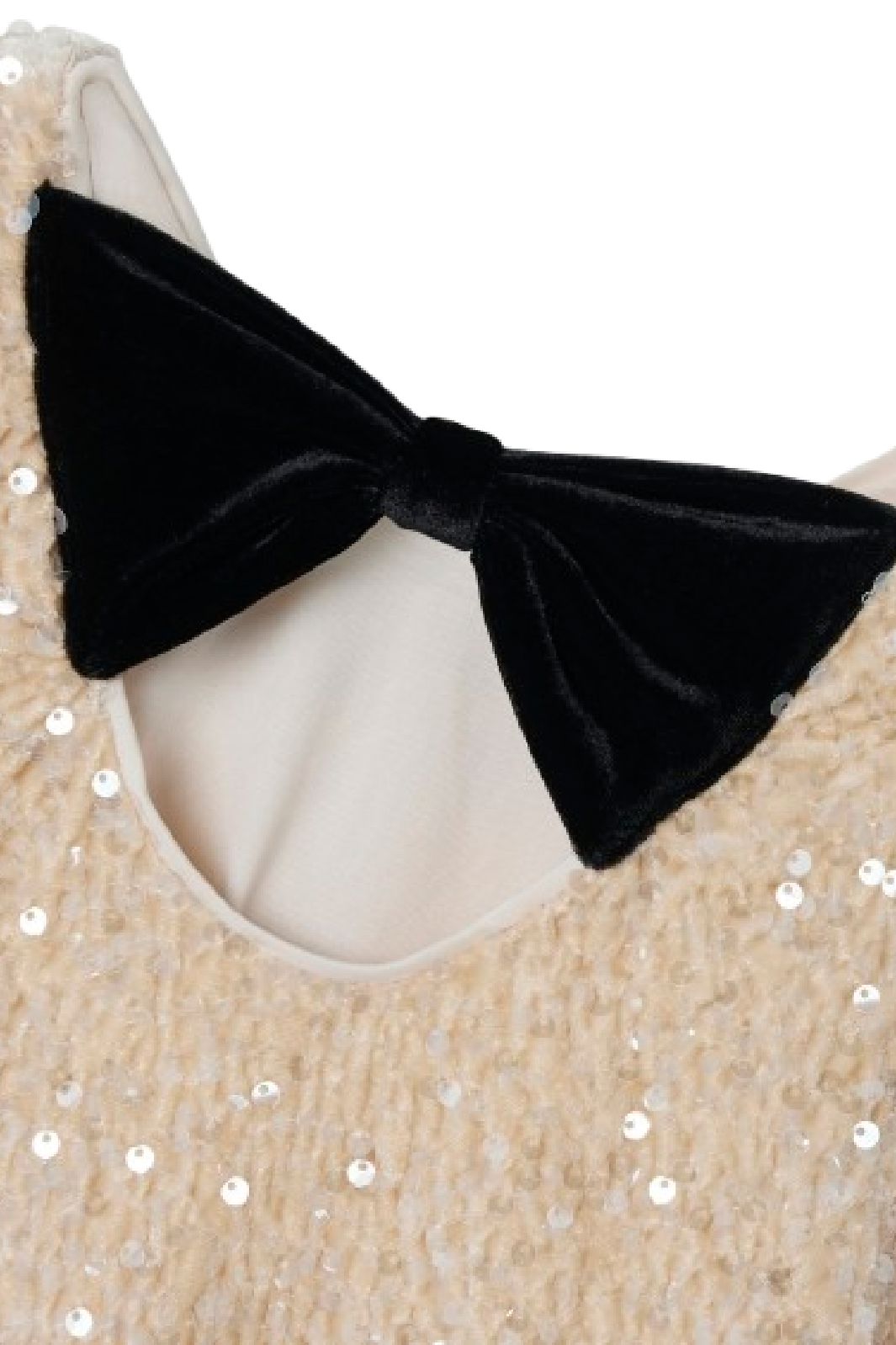 Name It - Nkfrusitta Ls Dress - 4881799 Jet Stream Black Bow