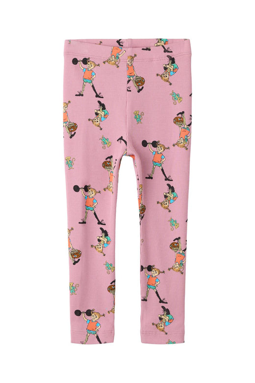 Name It - Nmfara Pippi Slim Legging Sky - 5133655 Lilas