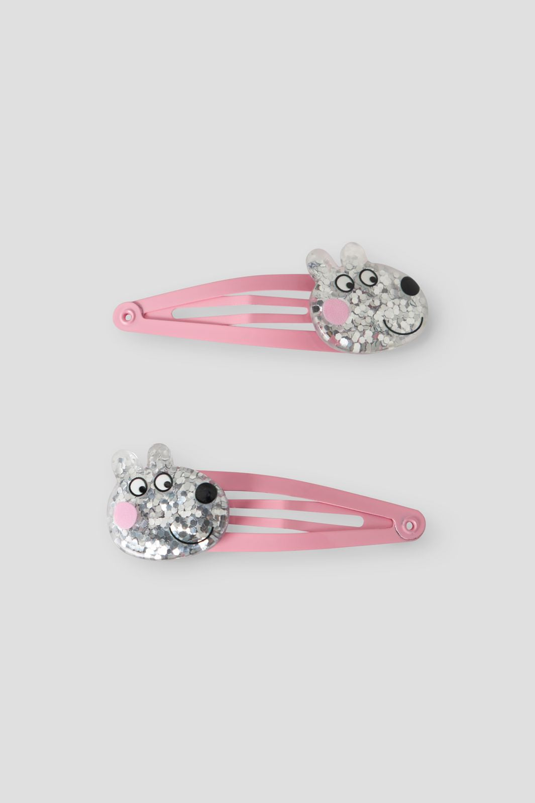 Name It - Nmfarna Peppa Hairclips - 4998554 Pink Drink