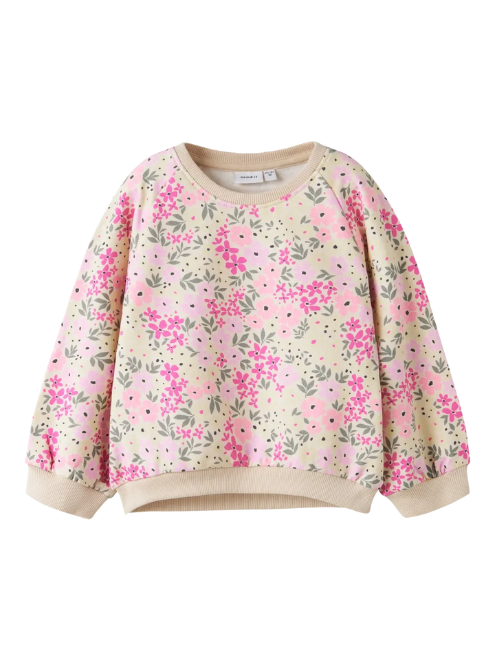 Name It - Nmfdartia Ls Nreg Sweat - 4956474 Peyote Melange Sweatshirts 