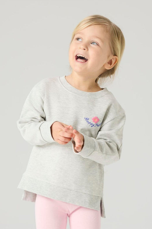 Name It - Nmffunna Ls Nreg Swe - 5106317 Light Grey Melange