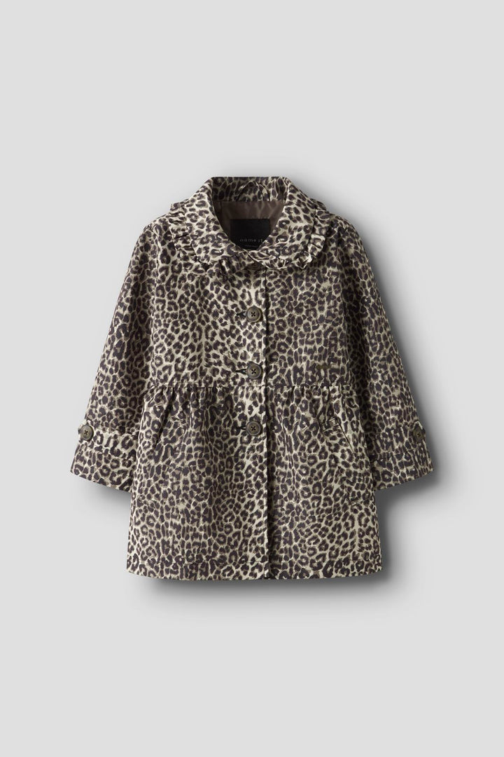 Name It - Nmfmadelin Trench Coat - 4904014 Birch