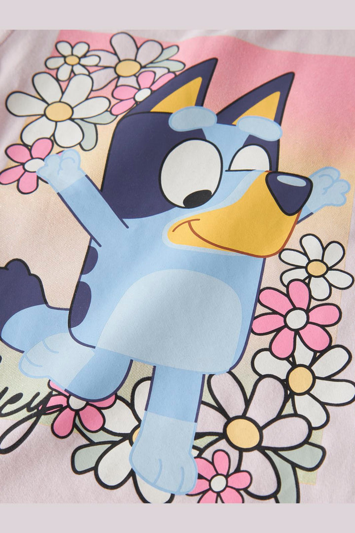 Name It - Nmfmaka Bluey Ss Top Sky - 4998565 Cradle Pink