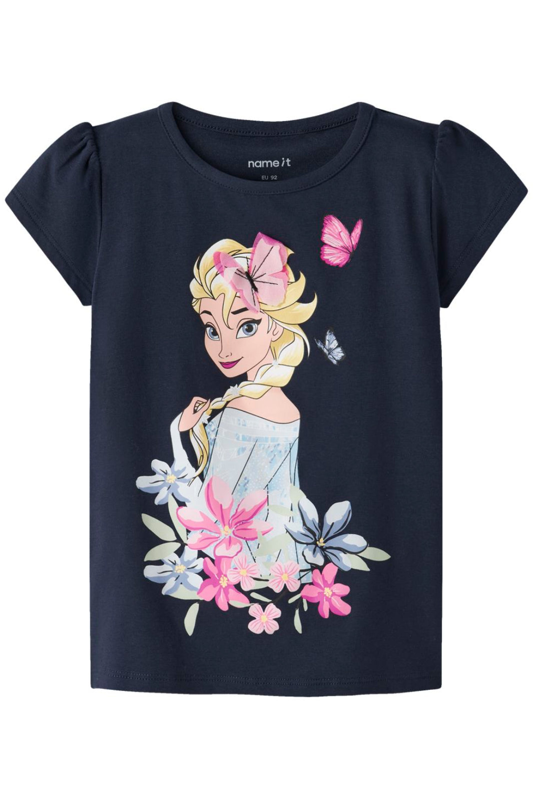 Name It - Nmfmeri Frozen Ss Top Box Wdi - 4998581 Navy Blazer