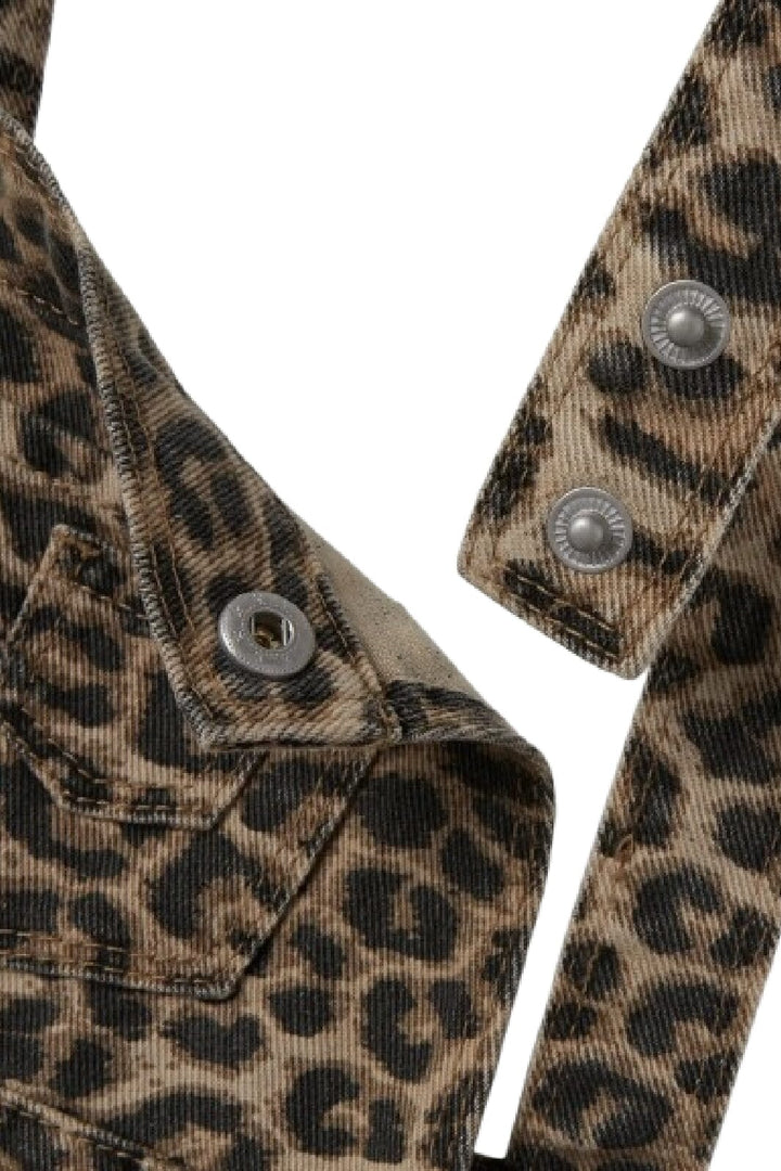 Name It - Nmfophelia Twi Spencer Dress 4444-Td - 4722890 Silver Mink Leopard