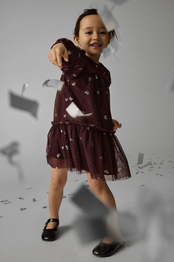 Name It - Nmframni Ls Dress - 5121741 Catawba Grape