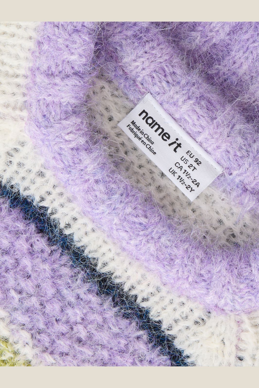 Name It - Nmfsemmi Ls Knit - 5132196 Lavender Gray