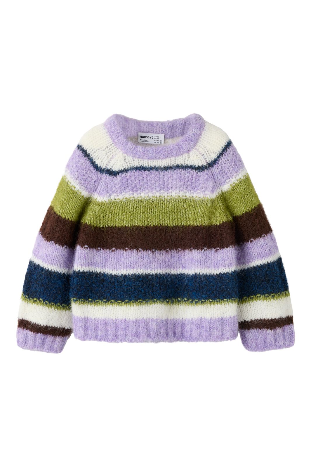 Name It - Nmfsemmi Ls Knit - 5132196 Lavender Gray