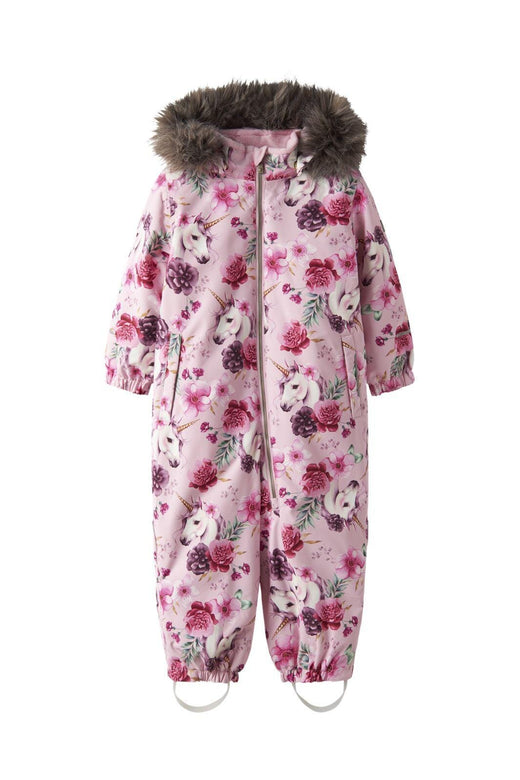 Name It - Nmfsnow10 Suit - 4874995 Parfait Pink Floral Unicorn Heldragter 