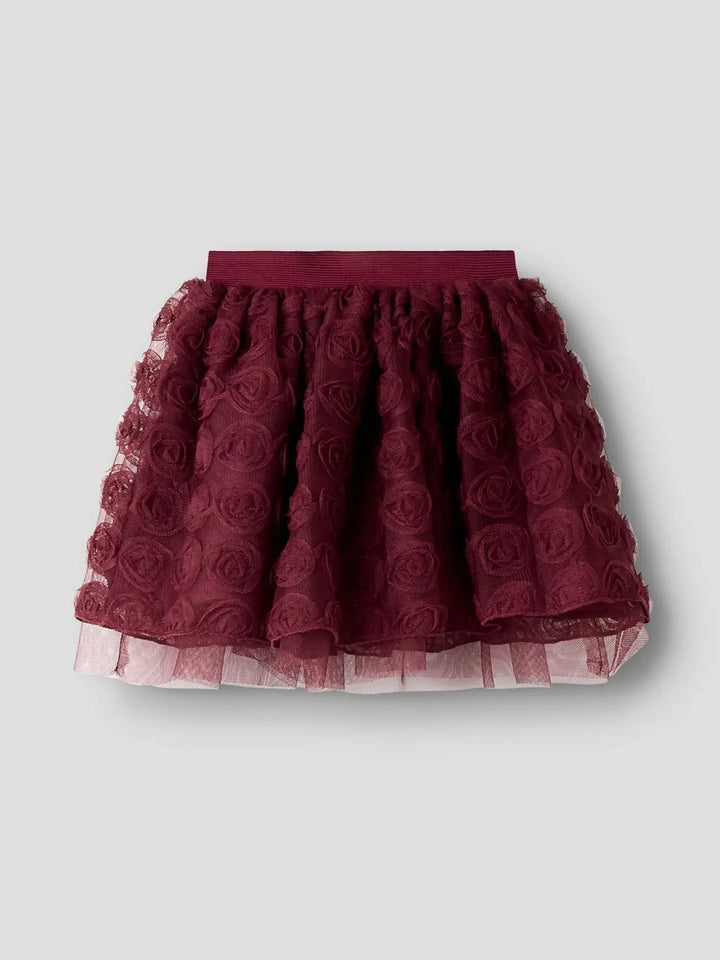Name It - Nmfsykia Tulle Skirt - 4888974 Burgundy Nederdele 