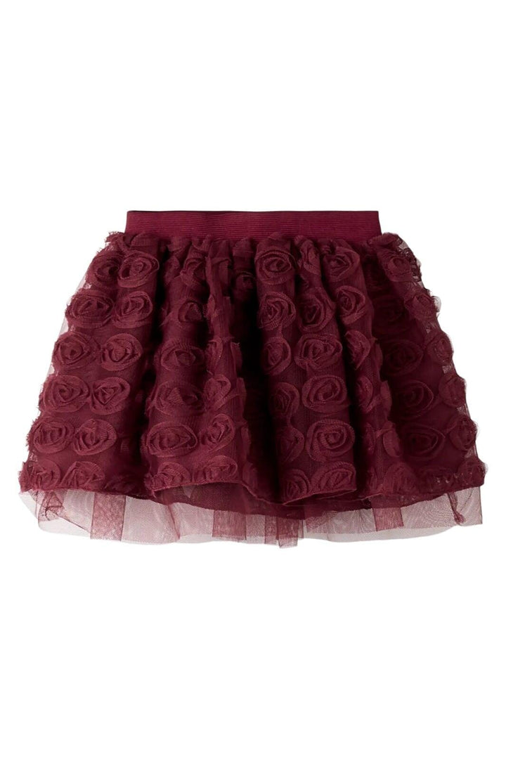 Name It - Nmfsykia Tulle Skirt - 4888974 Burgundy Nederdele 