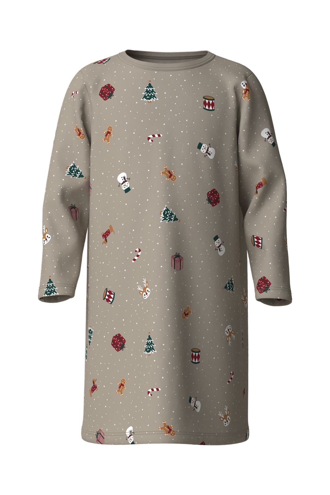 Name It - Nmfvismas Ls Nightgown - 5160654 Pure Cashmere Christmas