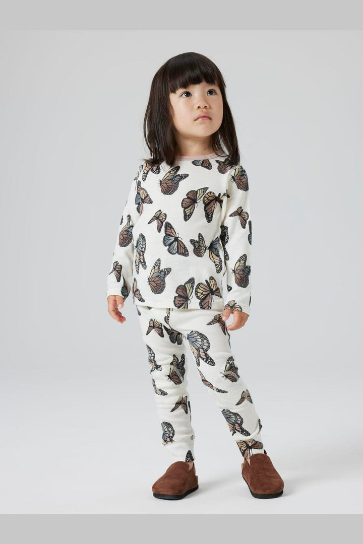 Name It - Nmfwillitus Wool Legging - 4738443 Snow White Butterfly