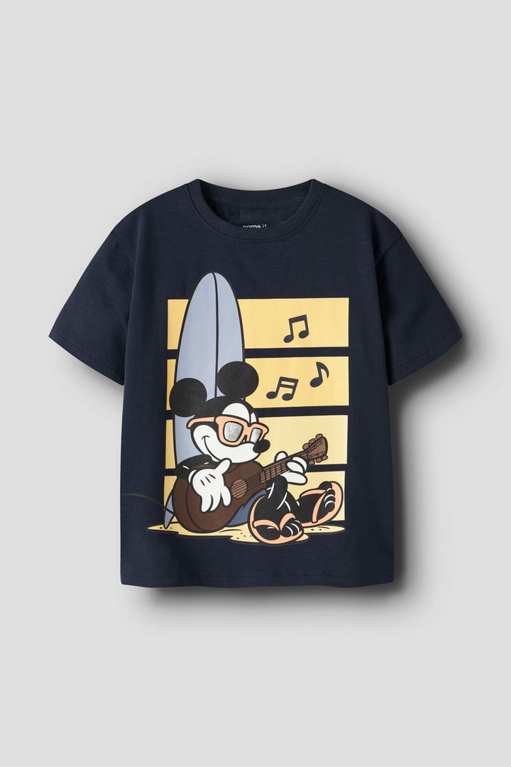 Name It - Nmmart Mickey Ss Nreg Top Box Wdi - 4998641 Navy Blazer