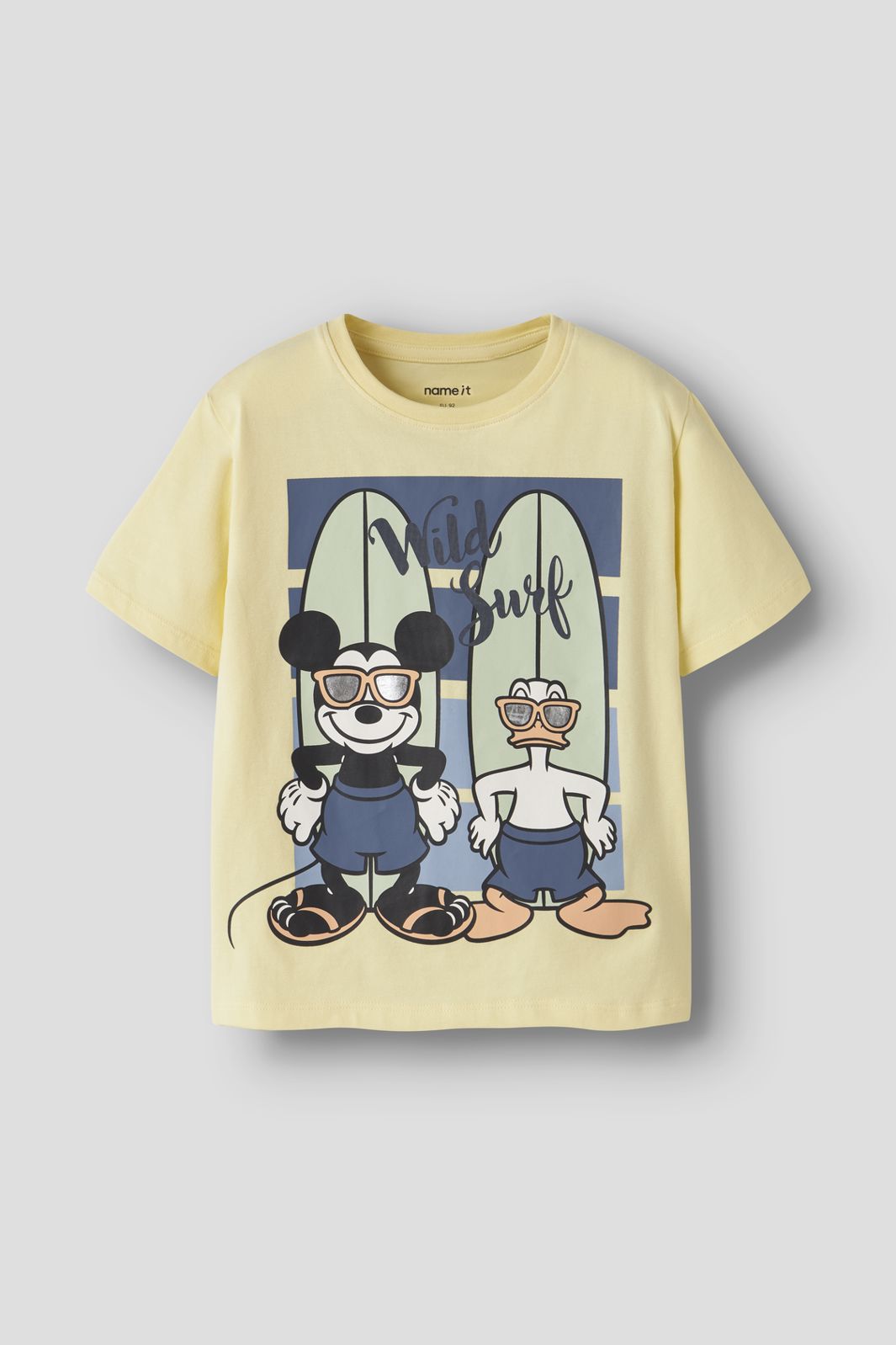 Name It - Nmmart Mickey Ss Nreg Top Box Wdi - 4998642 Double Cream