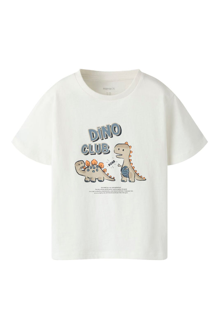 Name It - Nmmfaro Ss Nreg Top - 5106043 Cloud Dancer