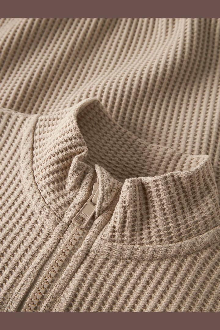 Name It - Nmmnael Ls Nreg Waffle - 5078312 Sesame