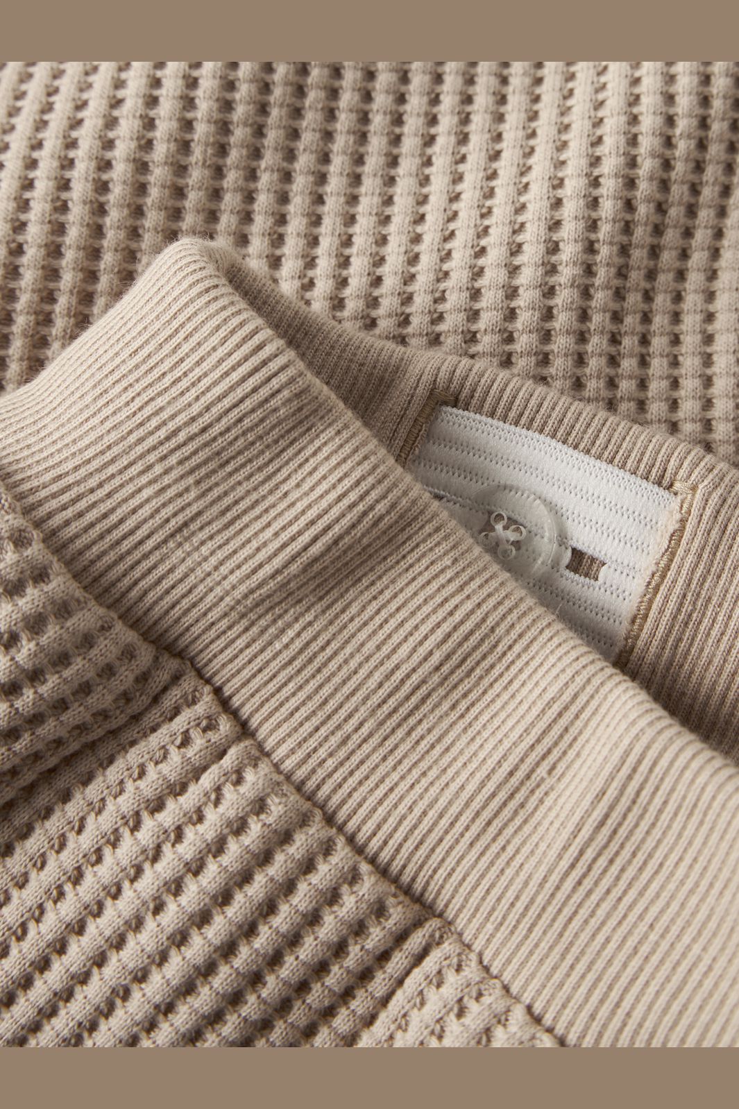 Name It - Nmmnael Nreg Waffle Pant - 5078316 Sesame