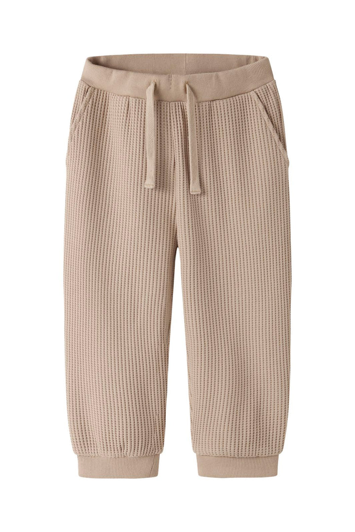 Name It - Nmmnael Nreg Waffle Pant - 5078316 Sesame