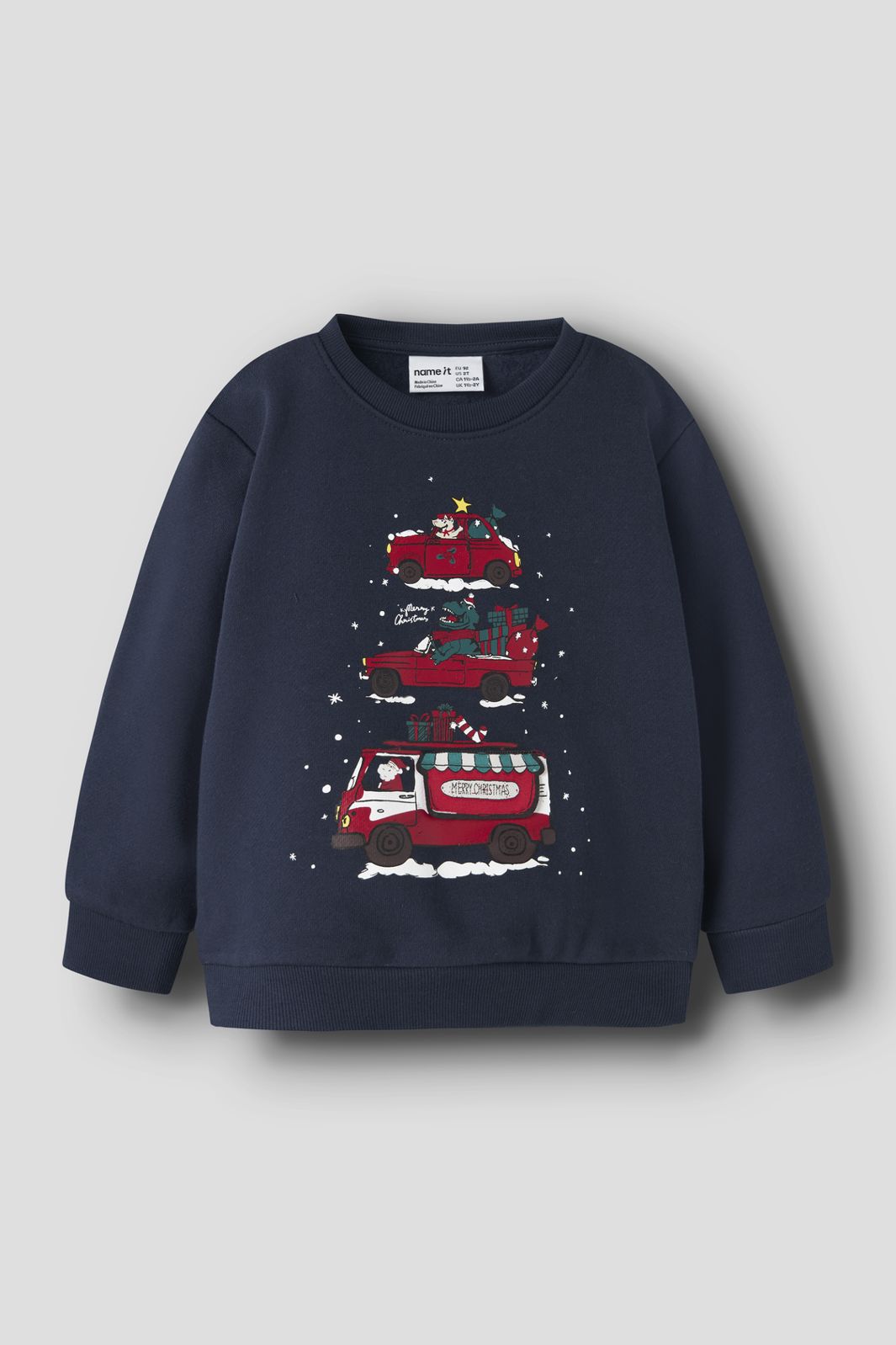 Name It - Nmmrane Ls Nreg Sweat - 5071764 Navy Blazer