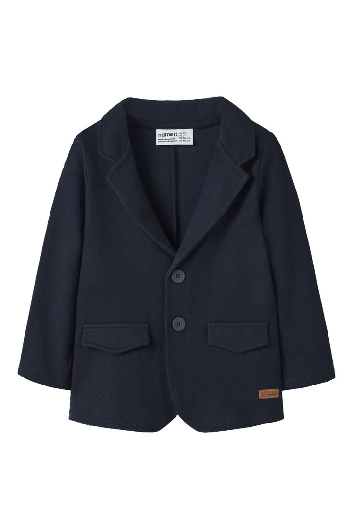 Name It - Nmmrobino Sweat Blazer - 4962056 Navy Blazer