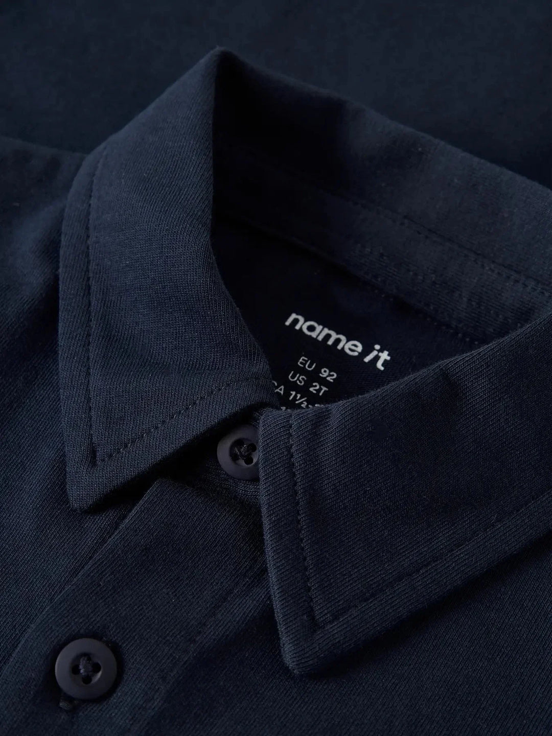 Name It - Nmmronalo Ls Jersey Shirt - 4874457 Navy Blazer Skjorter 