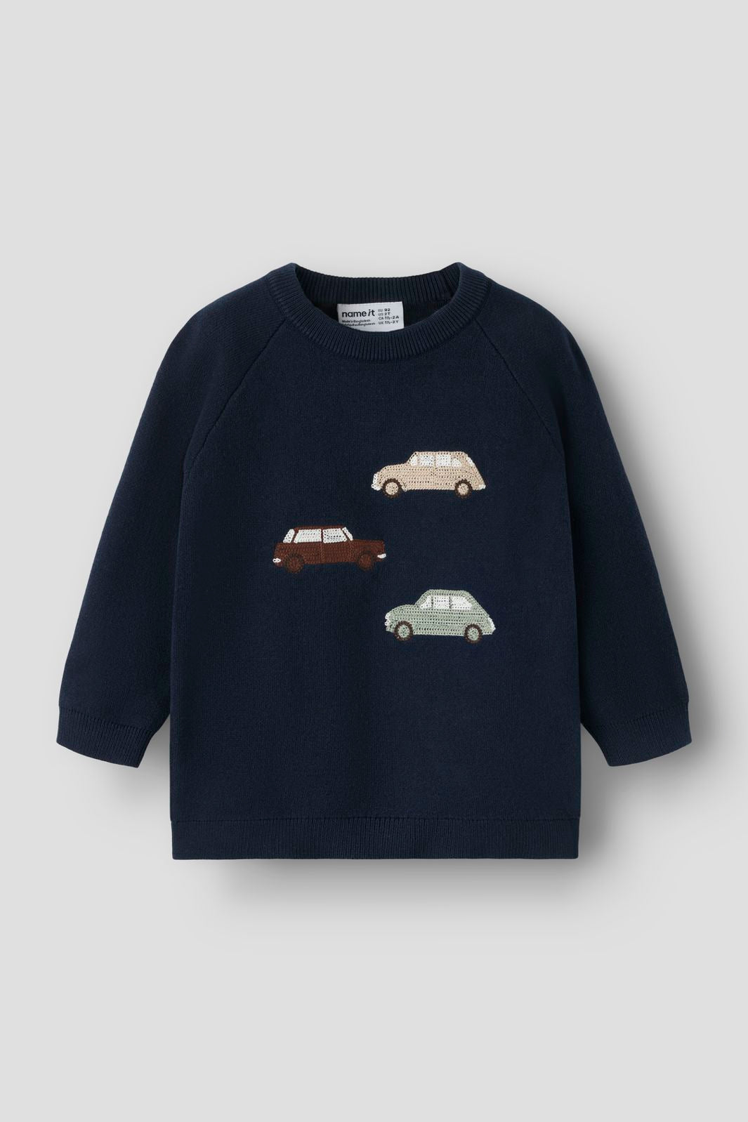 Name It - Nmmsigurd Ls Knit Box - 5139948 Navy Blazer