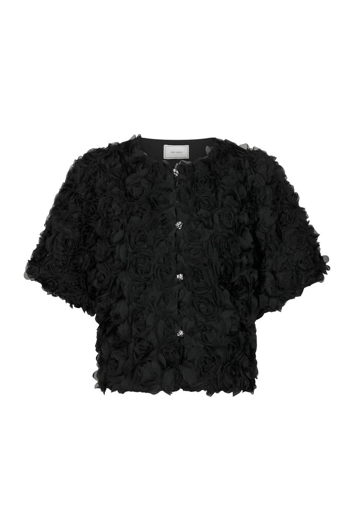 Neo Noir - Aisa Flower Blouse 168409 - 100 - Black