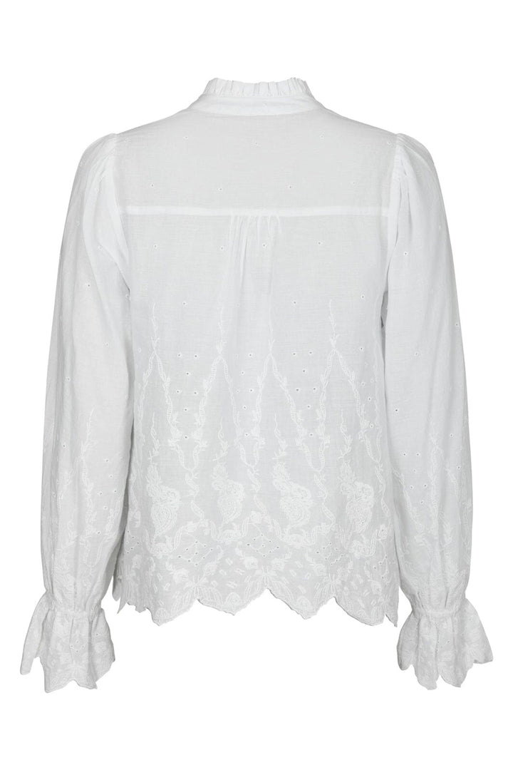 Neo Noir - Amara Delicate Emb Blouse 166708 - 120 - White