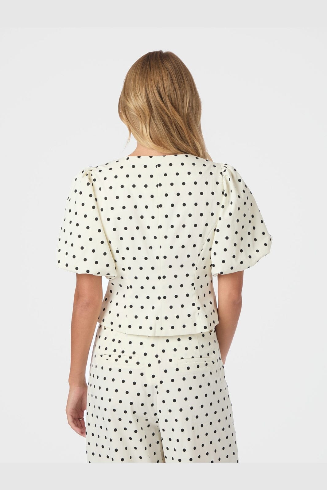 Neo Noir - Anela Dot Blouse 167821 - 120 - White