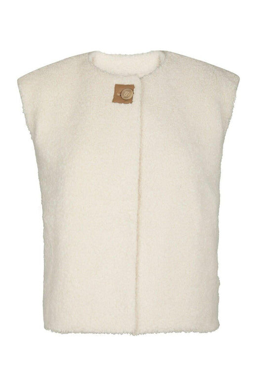 Neo Noir - Anjanna Teddy Vest 165928 - 124 - Ivory