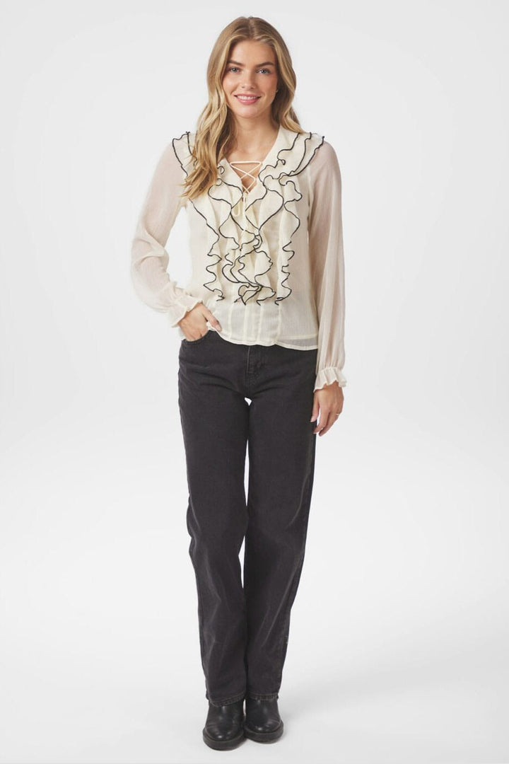 Neo Noir - Arloca Blouse 166707 - 122 - Creme