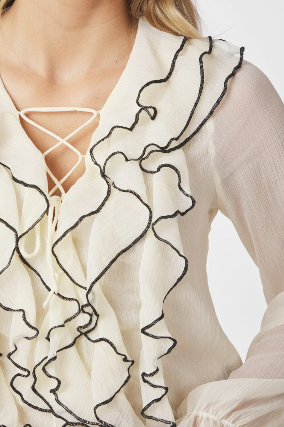 Neo Noir - Arloca Blouse 166707 - 122 - Creme