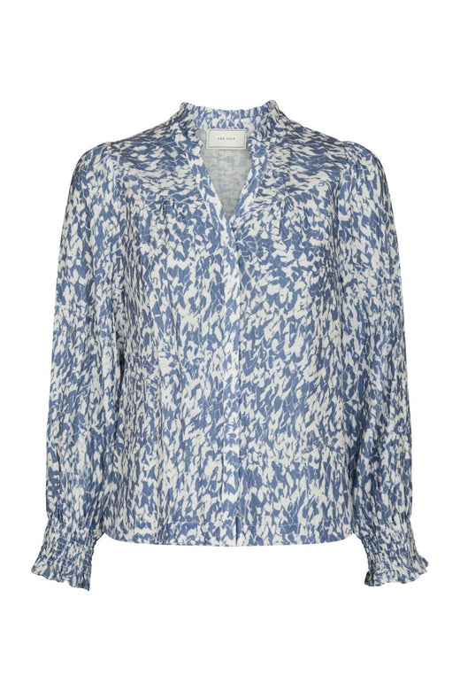 Neo Noir - Astrida Fracture Blouse 166406 - 142 - Dusty Blue