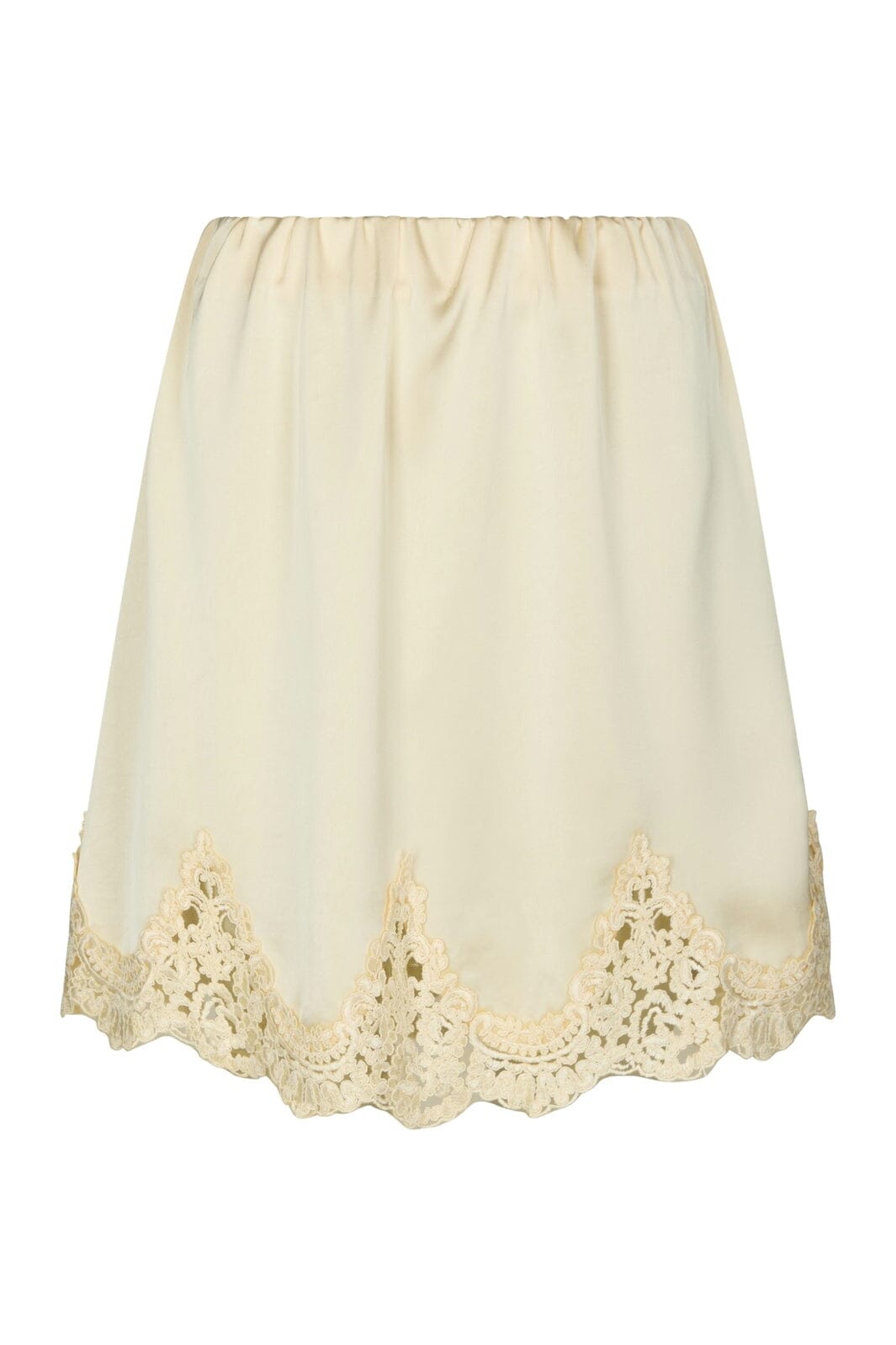 Neo Noir - Benisa Heavy Sateen Skirt 169012 - 191 - Light Yellow