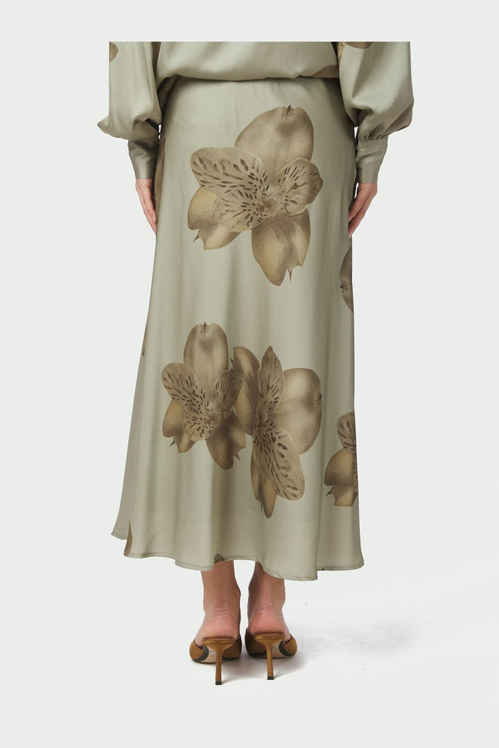 Neo Noir - Bovary Misty Orchid Skirt 168285 - 627 - Smoke Green