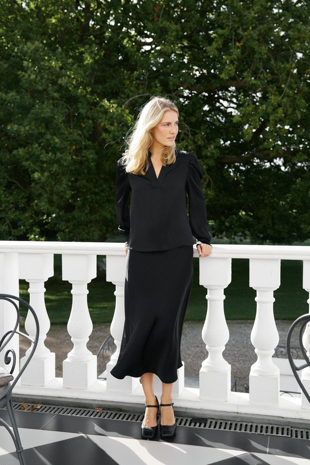 Neo Noir - Bovary Skirt - Black Nederdele 
