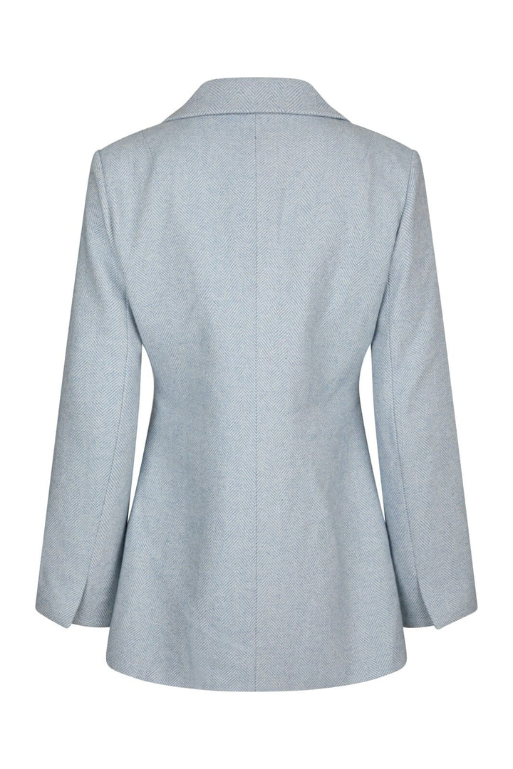 Neo Noir - Bowie Herringbone S Blazer 167664 - 145 - Light Blue