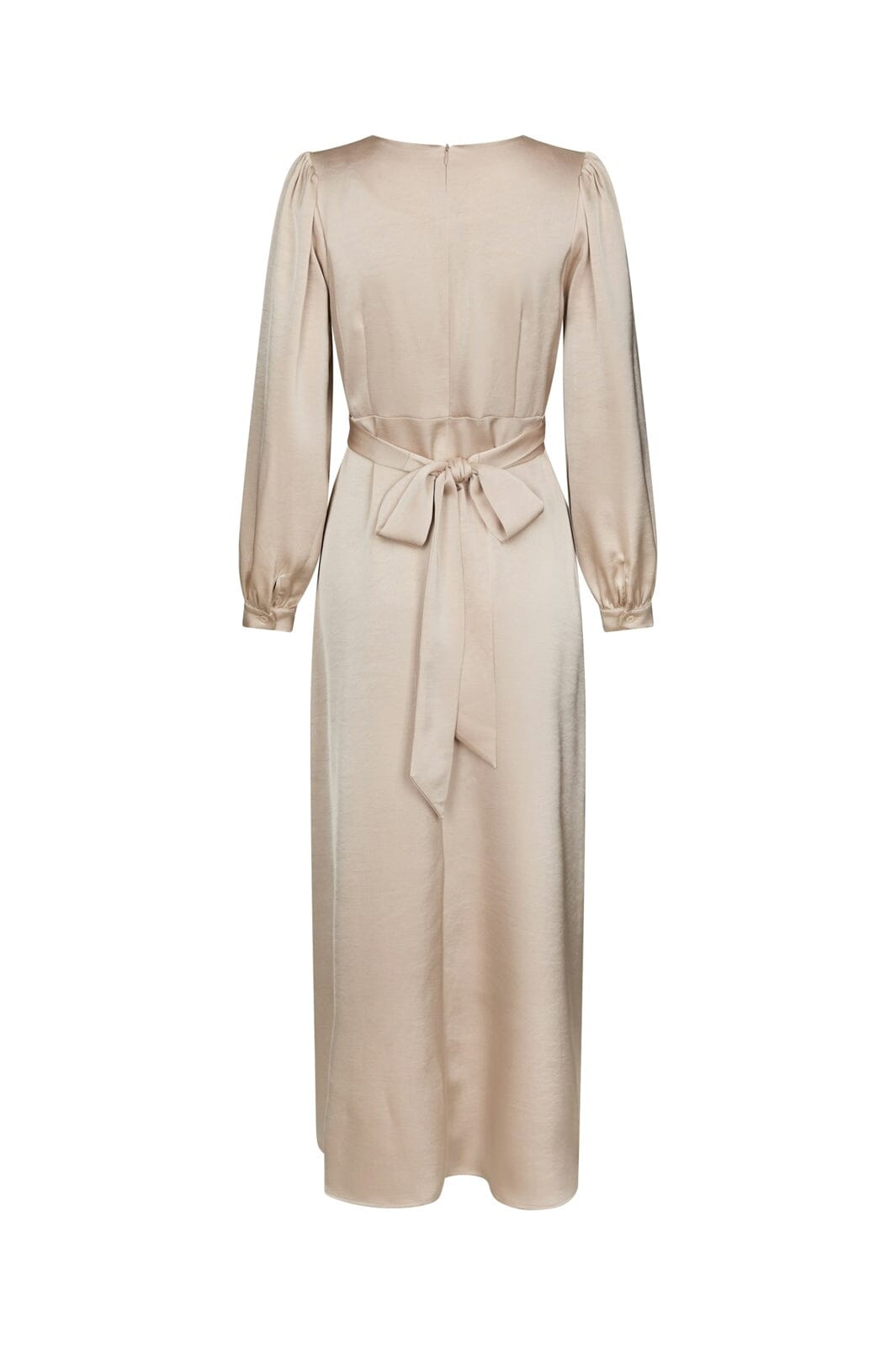 Neo Noir - Bretti Heavy Sateen Dress 168431 - 720 - Champagne