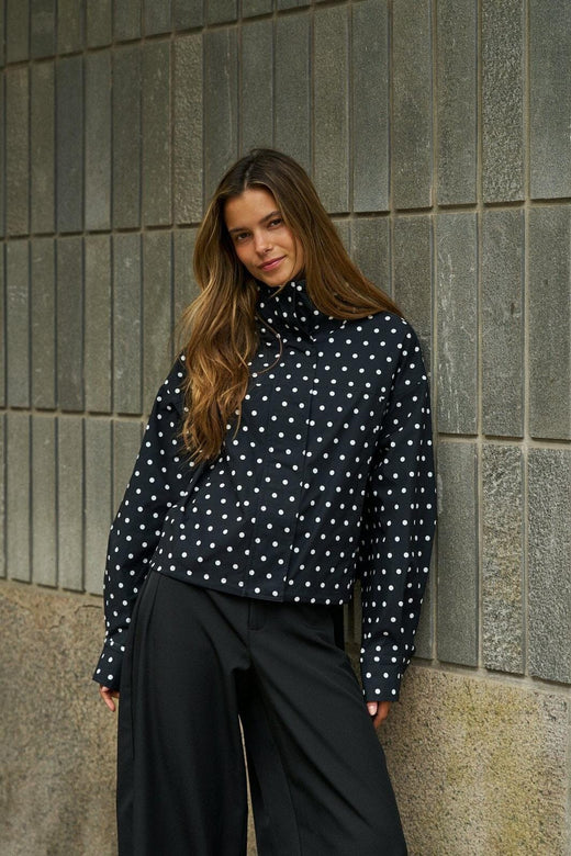 Neo Noir - Callisa Dot Jacket 167353 - 100 - Black Jakker 