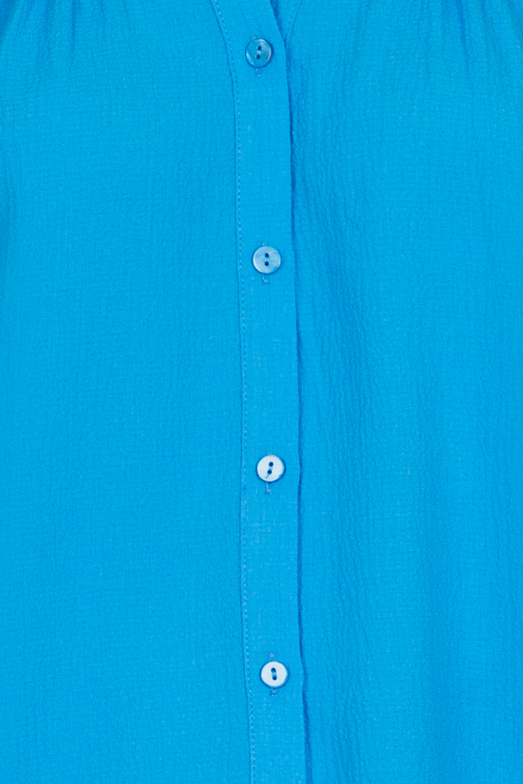 Neo Noir - Camisa Solid Blouse - Blue Skjorter 