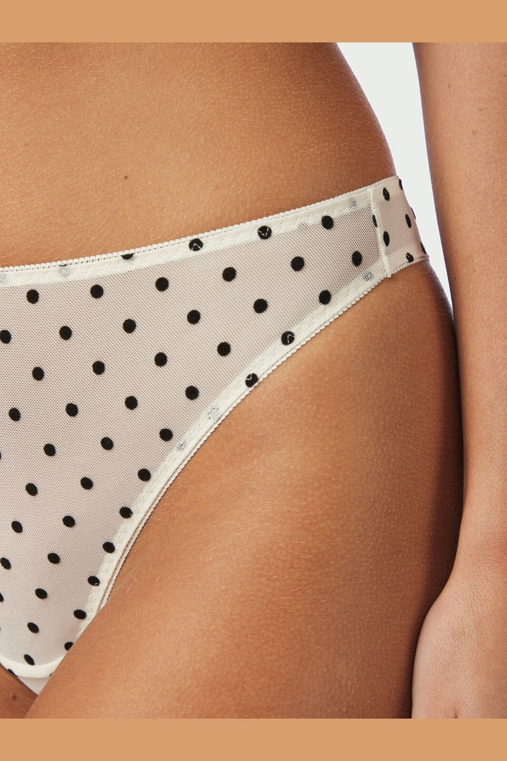 Neo Noir - Carmine Dot Mesh String 167805 - 124 - Ivory