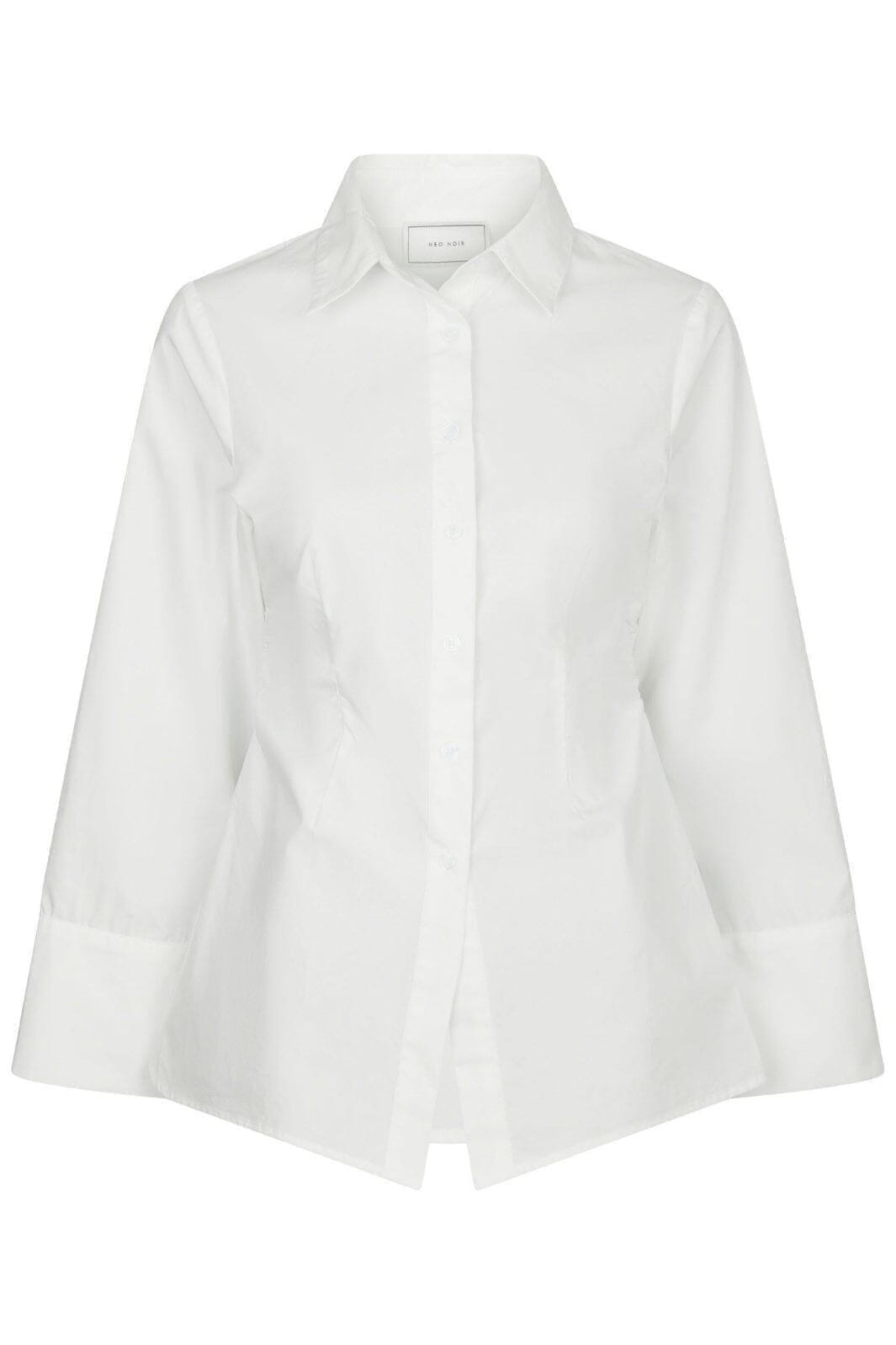 Neo Noir - Caroli Poplin Shirt 165894 - 120 - White