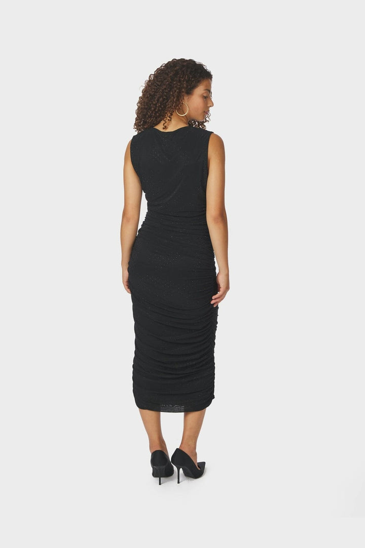 Neo Noir - Corilina Stone Mesh Dress 166912 - 100 - Black
