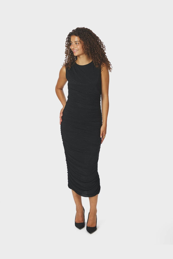 Neo Noir - Corilina Stone Mesh Dress 166912 - 100 - Black